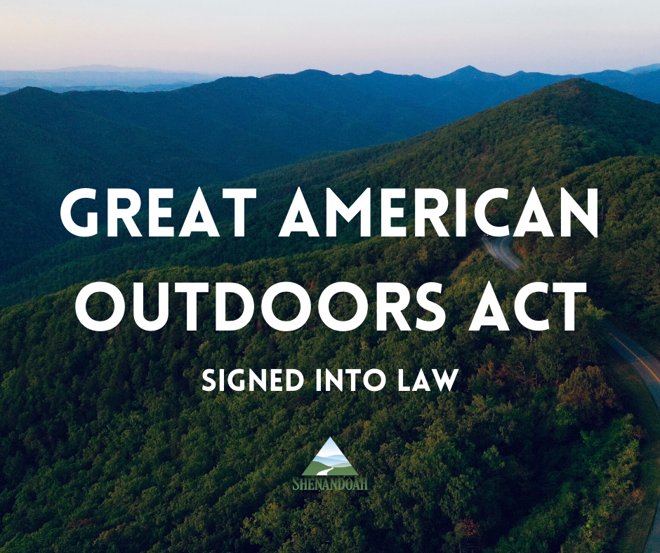 Great American Outdoors Act Signed Into Law Shenandoah National
